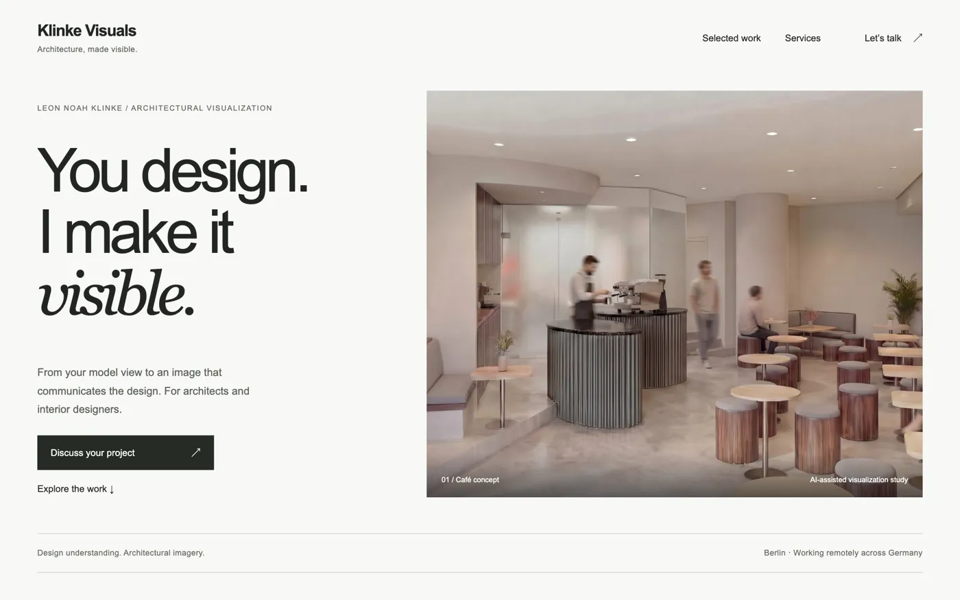 Website Klinke Visuals